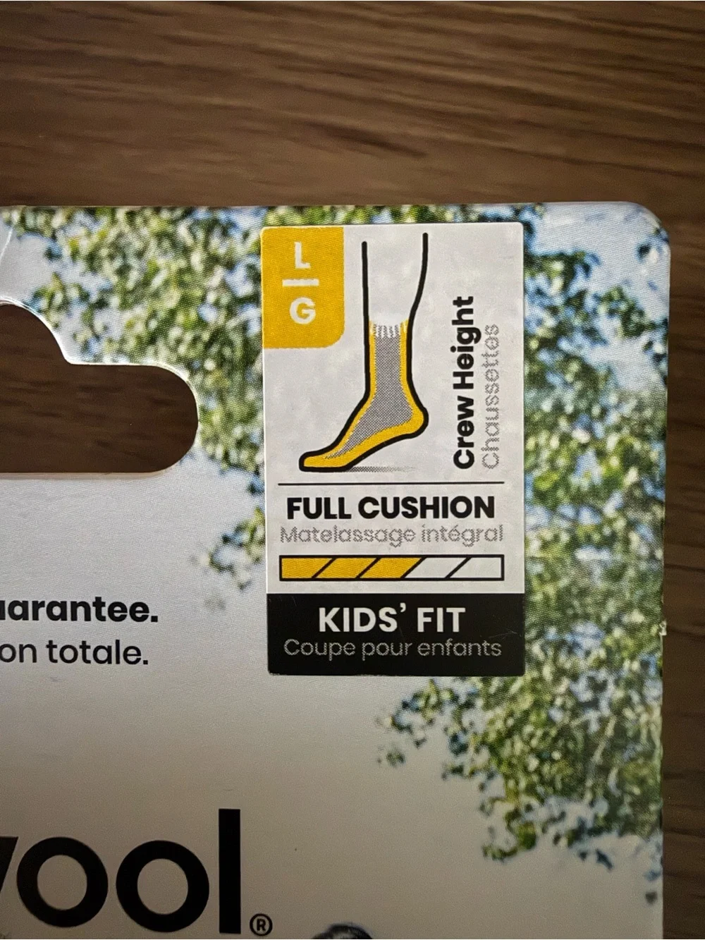SmartWool Kids Hike Full Cushion Striped Crew Socks • set of 3 • NWT • kids L - Picture 4 of 4